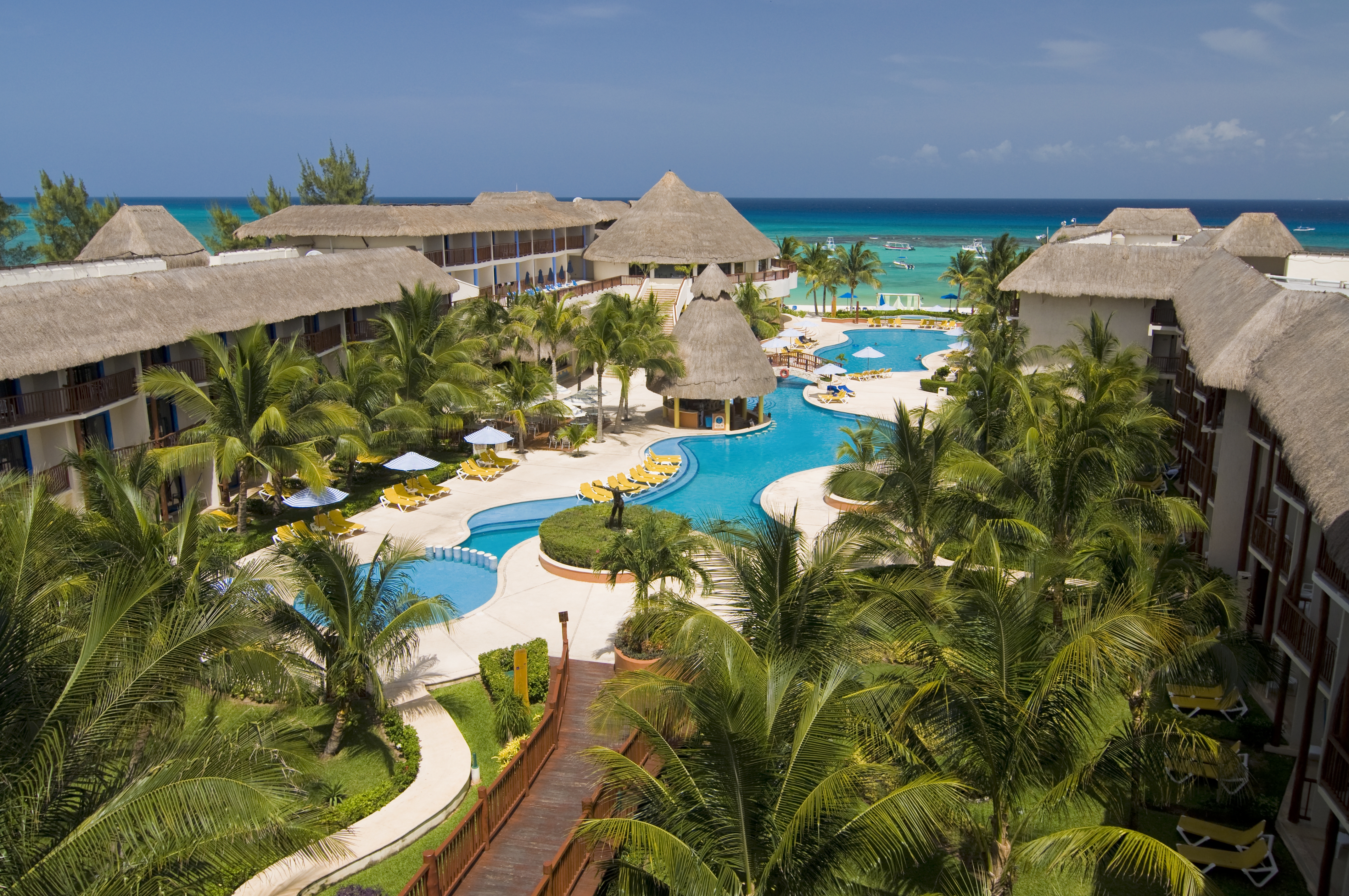 The Reef Coco Beach aerial view