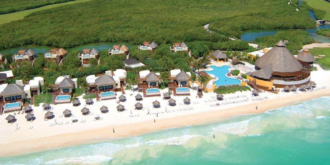 Aerial view Fairmount Mayakoba