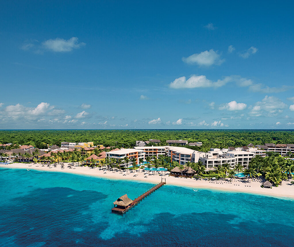 Secrets Aura Cozumel aerial view