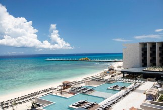 Aerial view of Grand Hyatt Playa del Carmen